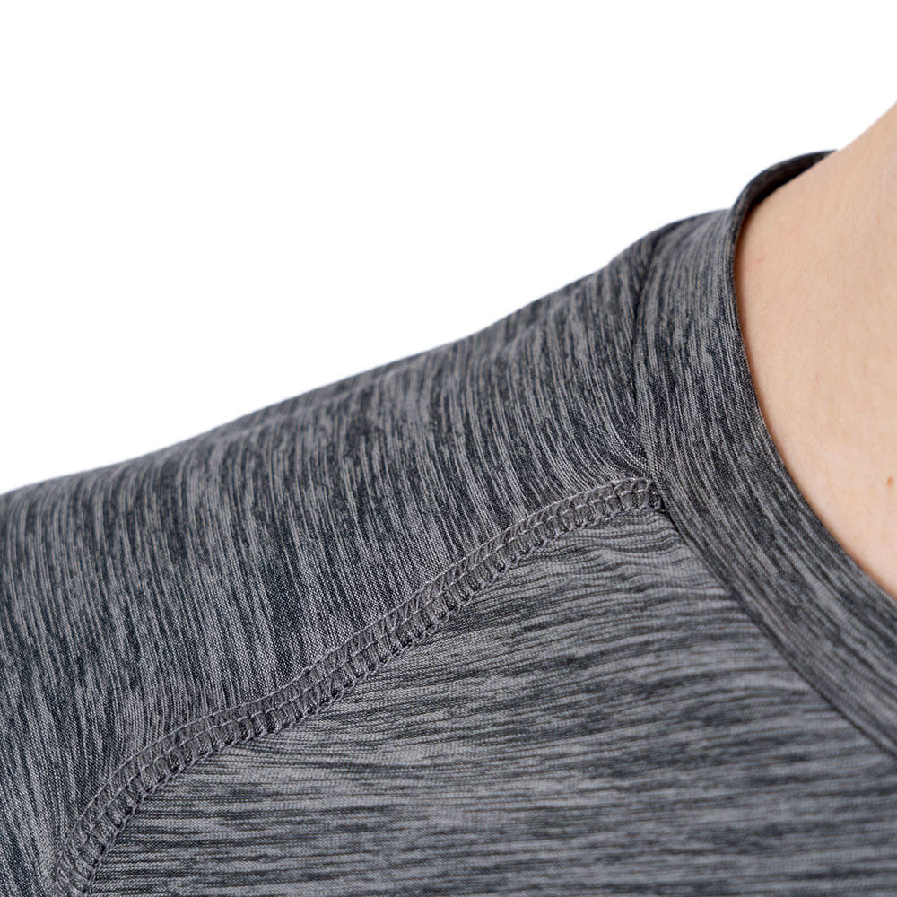 Andro T-Shirt Melange Alpha Grijs