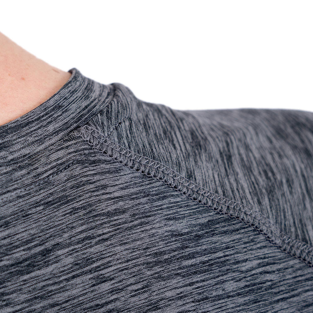 Andro T-Shirt Melange Alpha Grijs