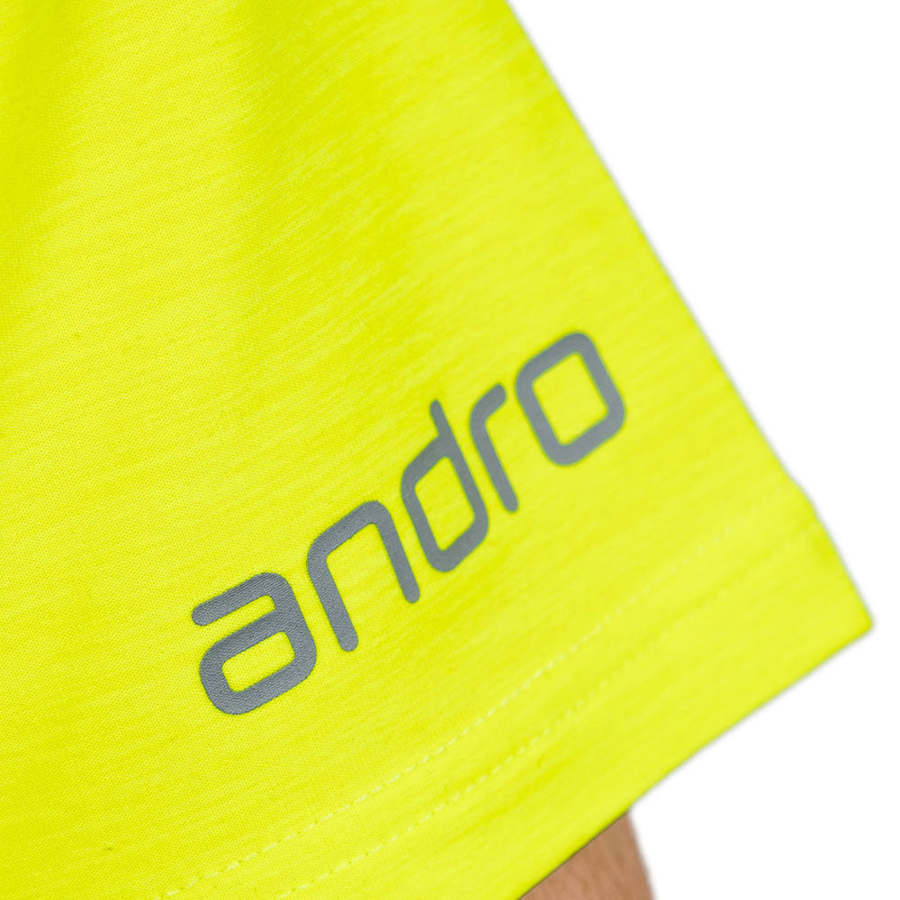 Andro T-Shirt Melange Alpha Neon Geel