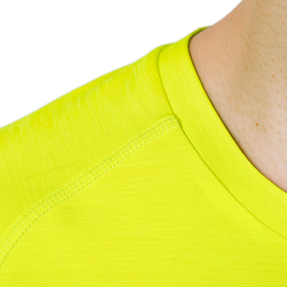 Andro T-Shirt Melange Alpha Neon Geel