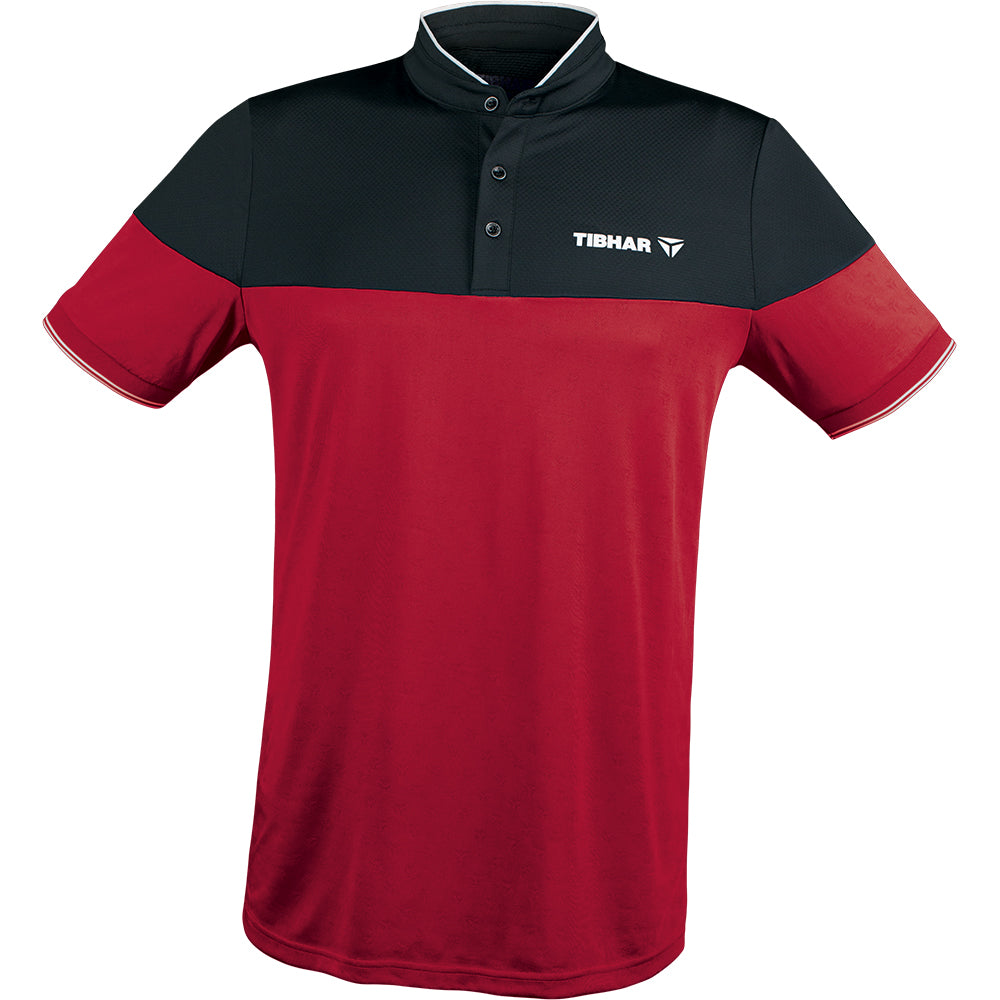 Tibhar Shirt Trend Rood/Zwart